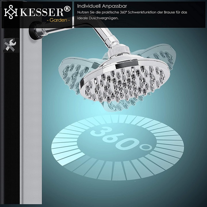 Immagine prodotto Kesser Doccia solare nera / argento
