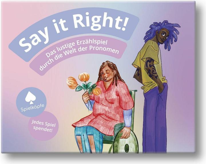 Produktbild Spielköpfe Say it right! (Deutsch, 2 - 7 Spieler)