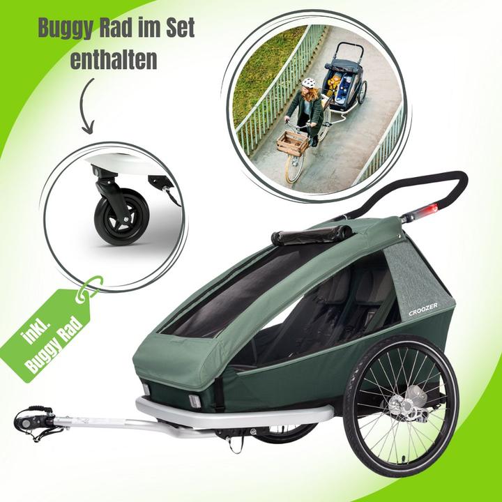 Produktbild Croozer Kid Keeke 2 Mountain grey