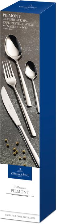 Productafbeelding Villeroy & Boch Tafelbesteck 4tlg. Piemont (4 Stuk, Bestekset)