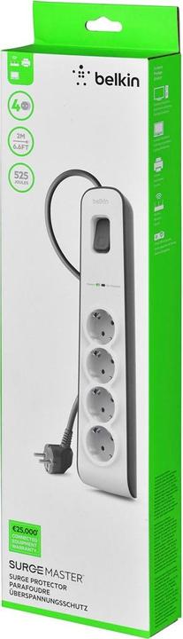 Actual product image Belkin Surgemaster (4 x, CEE 7/3, 2 m)