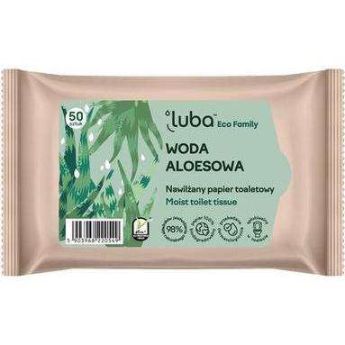 Luba, Carta igienica, Eco Family Carta igienica umidificata con acqua di aloe 50 pezzi. (50 pz.)
