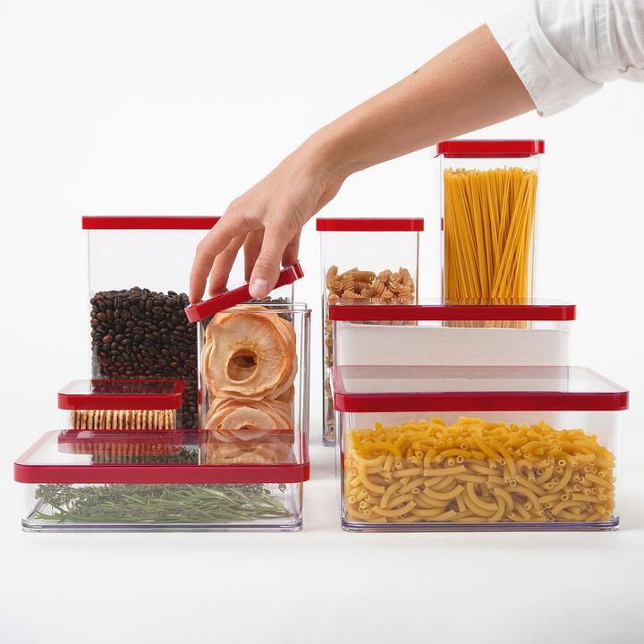 Actual product image Rotho LOFT storage tins KLAR black (0.23 l)