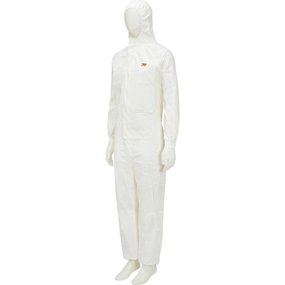 3M, Arbeitsjacke, 4545L Schutzanzug 4545 Kleider-Grösse: L Weiss (L)