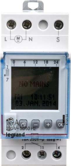 Produktbild Legrand Digitale Astro-Zeitschaltuhr mit Kombifunktion AlphaRex D21