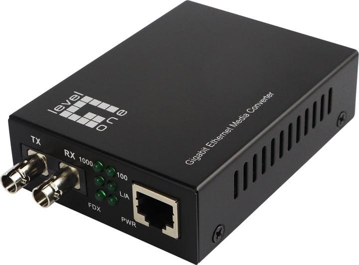 Produktbild LevelOne Konverter GVT-2003 10/100/1000T> IEEE 802.3x Flow