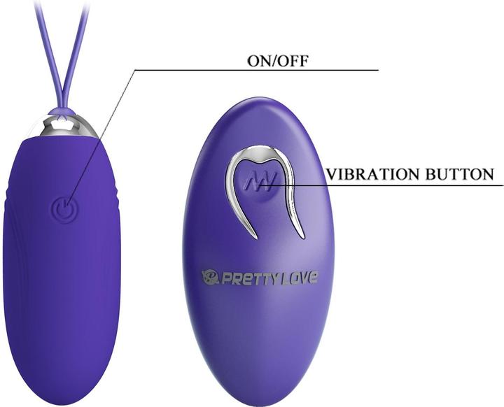 Image du produit Pretty Love Jenny Youth Blesse Egg Télécommande Violet