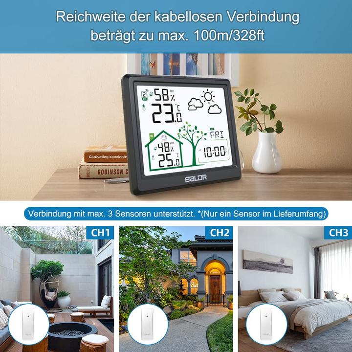 Produktbild Baldr Raumthermometer