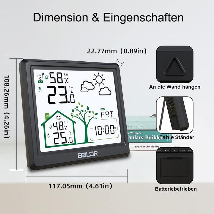 Produktbild Baldr Raumthermometer