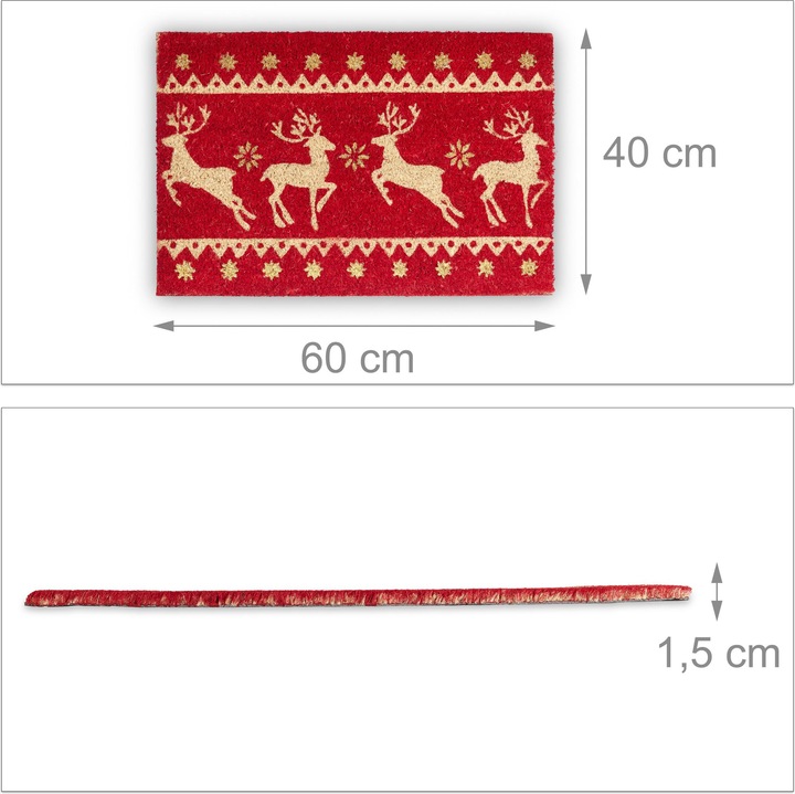 Produktbild Relaxdays Weihnachten (60 x 40 x 1.5 cm)