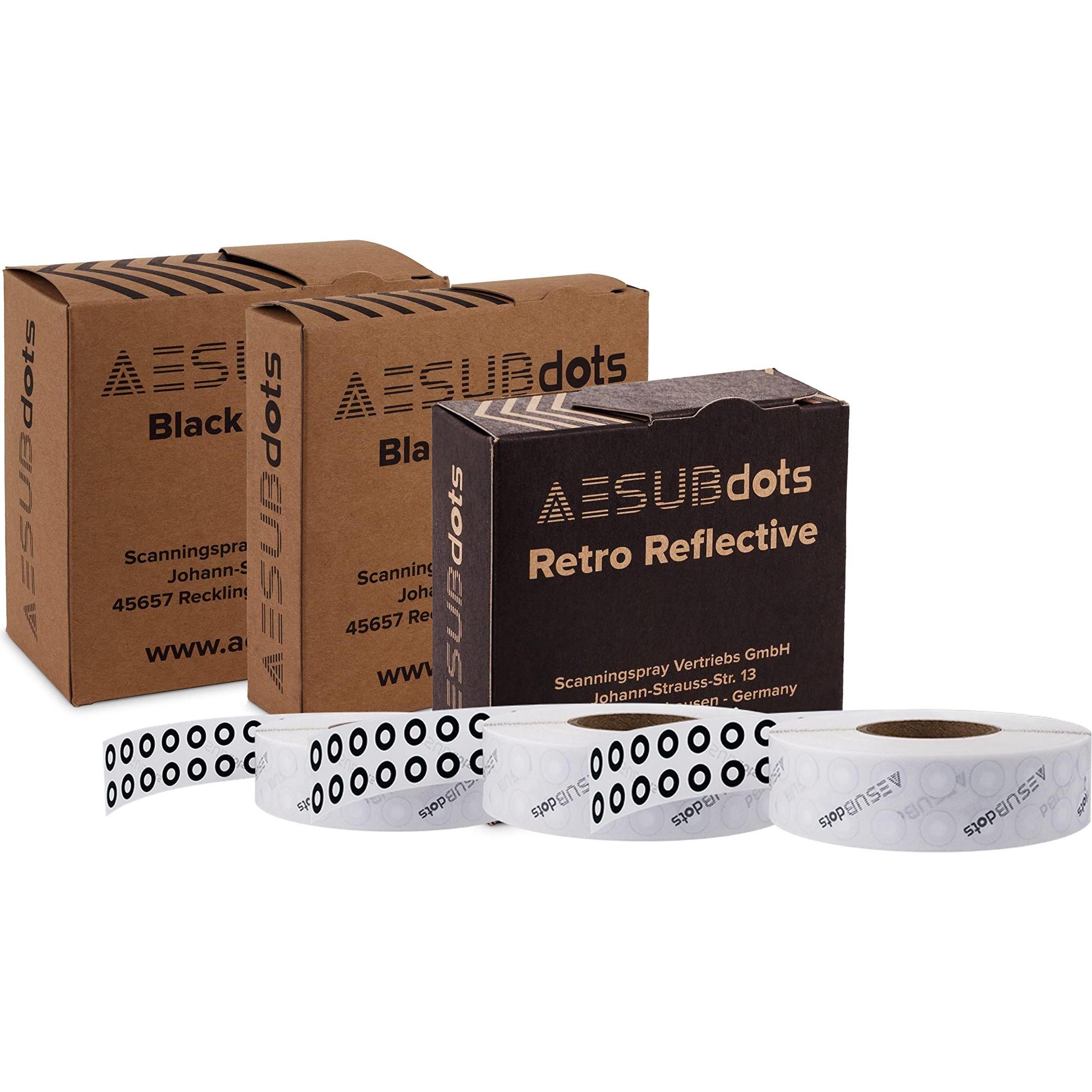 Aesub Dots Markers Retro 3mm, 3D Drucker Zubehör