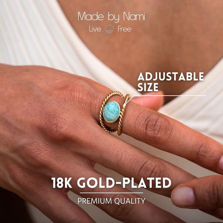 Image du produit Made by Nami Edelstein Ring (Taille unique)
