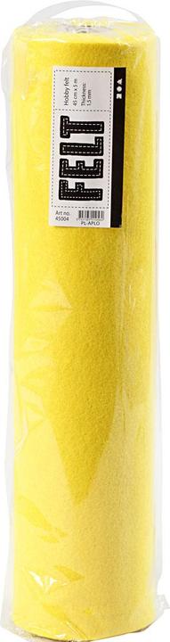 Actual product image Creativ Company Craft felt 180-200 g, yellow, 1 roll