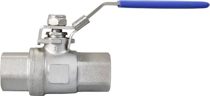 Actual product image Tru Components TC-2PC-DN15-316 TC-12770348 Standard-Kugelhahn Innengewinde: G1/2