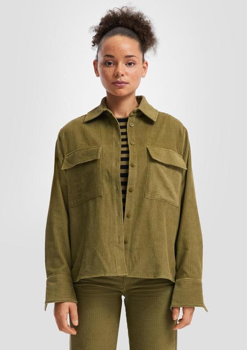 Immagine prodotto s.Oliver Bluse Cord-Overshirt mit Brusttaschen (34)