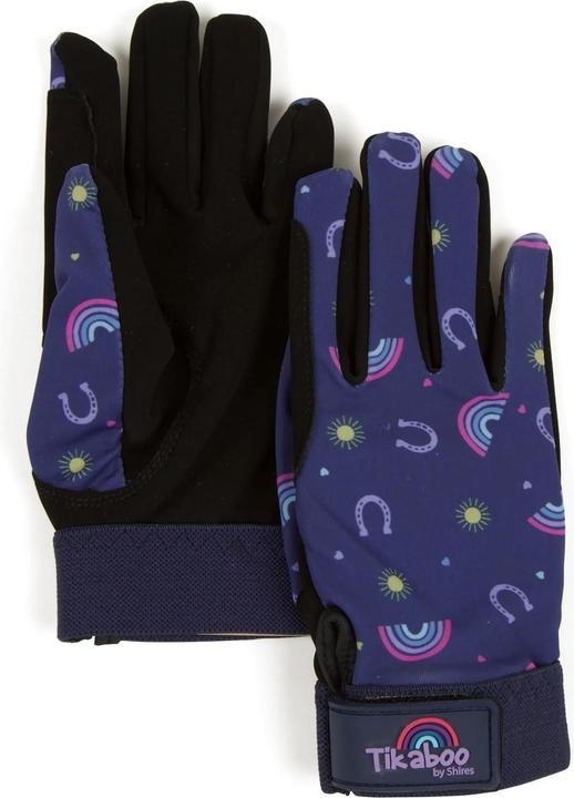 Produktbild Tikaboo Regenbogen Reithandschuhe (L)