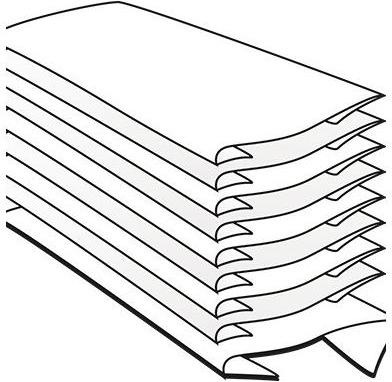 Produktbild Tork Papierhandtuch Advanced 25 x 41 cm (B x L) Tissue grün 20 x 96 Bl./Pack. (20 x)