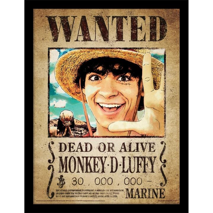 Produktbild Pyramid One Piece Luffy Wanted Cadre 30x40 (30 x 40 cm)