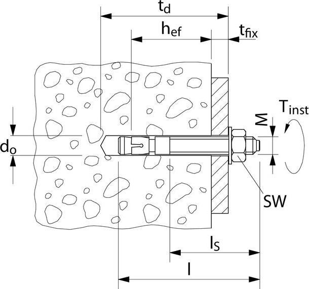 Actual product image Fischer Bolzenanker FBN II 10/10 R (50 pcs.)
