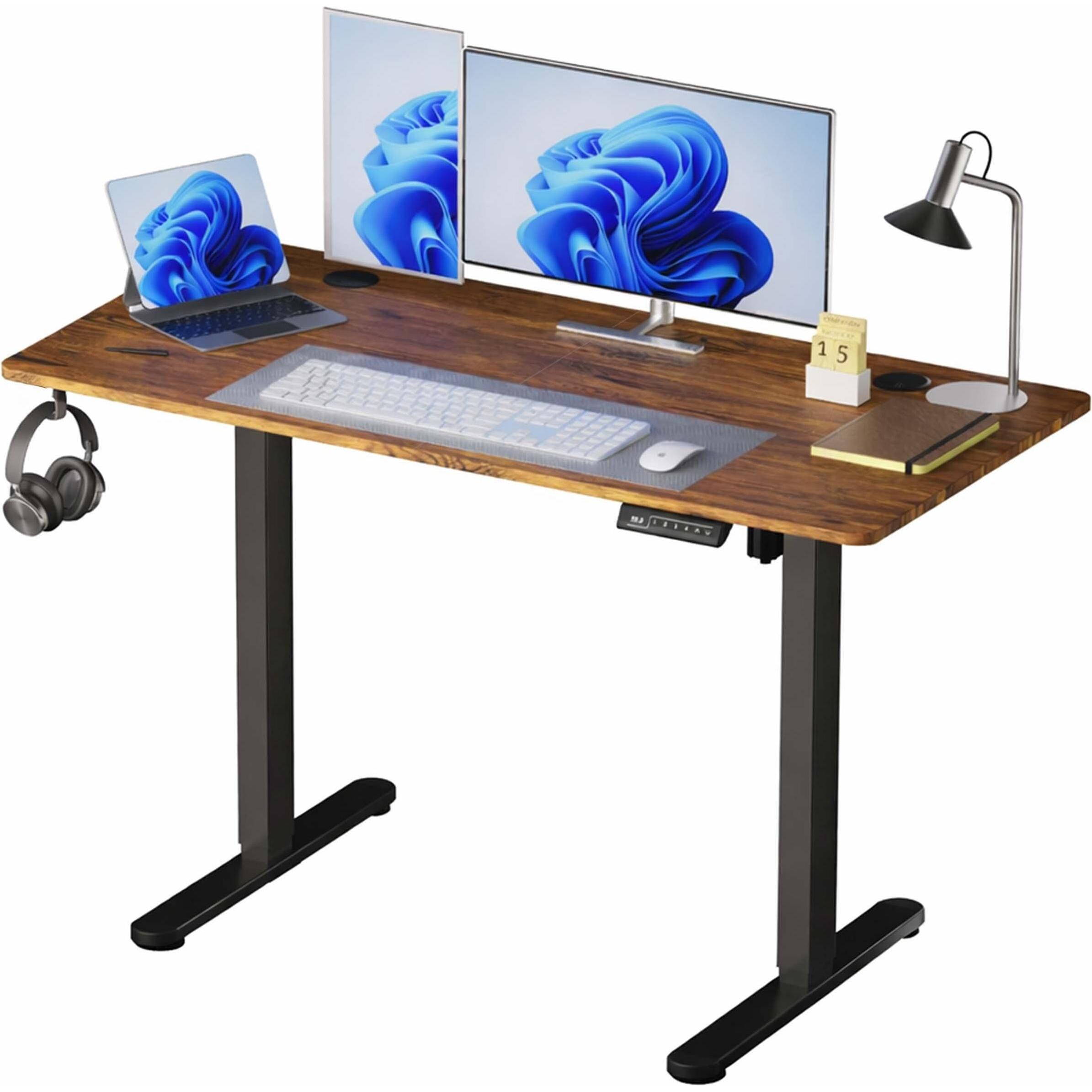 Relaxdays, Bureau, Schreibtisch (140 x 60 x 120 cm)