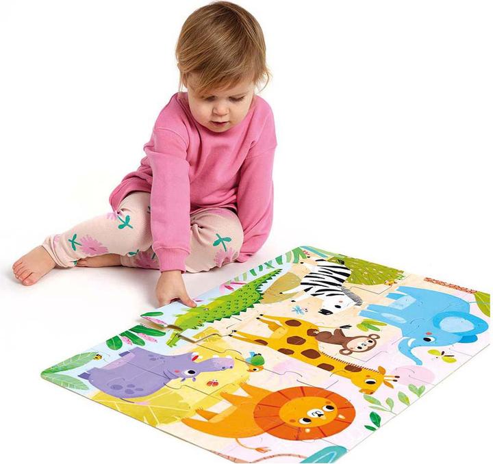 Produktbild Banana Panda – Wild Jumbo Puzzle Safari – 24-tlg.