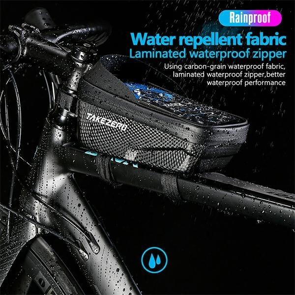 Produktbild TakeZero Etui/uchwyt rowerowy A2 sakwa na ramę czarny/black