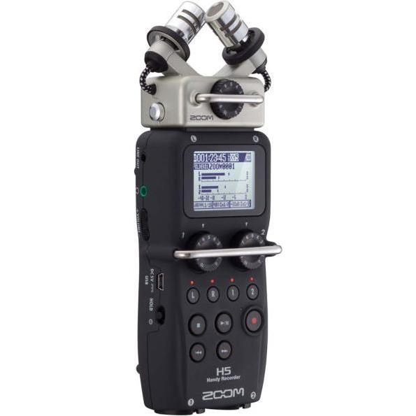 Thumbnail - Zoom H5 Rekorder mit SSH-6 Mikrofon und Kopfhörer (Diverse), Audiorecorder, Schwarz