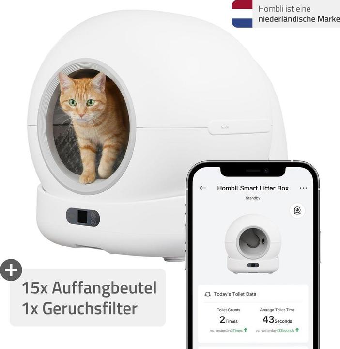 Produktbild Hombli Selbstreinigende Katzentoilette (Selbstreinigendes Katzenklo)
