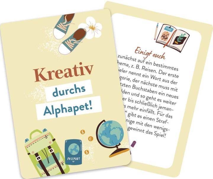 Produktbild 50 Games to go - Kartenbox mit vielen Spielen und Kreativideen für unterwegs (Deutsch)