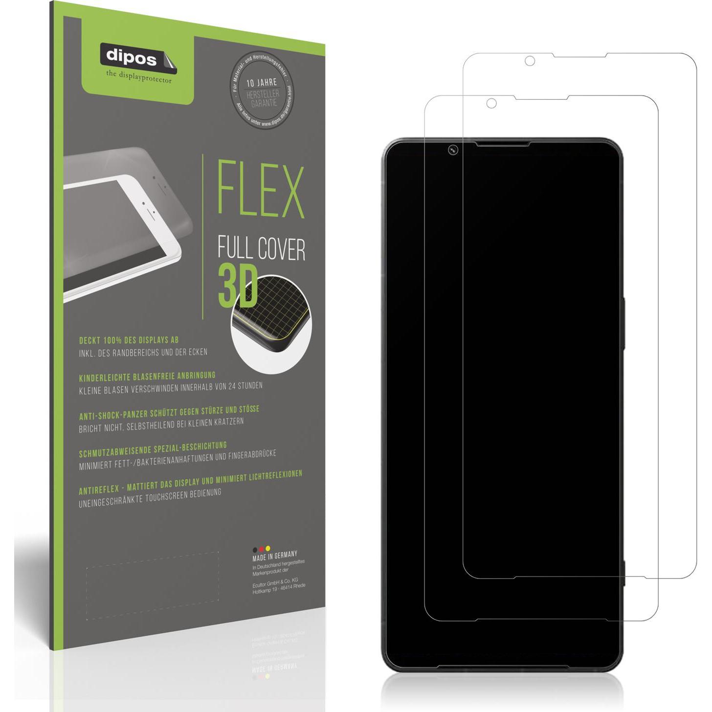 Dipos Full Cover Schutzfolie Matt (1 Stück, Sony Xperia 1 VI), Smartphone Schutzfolie, Transparent