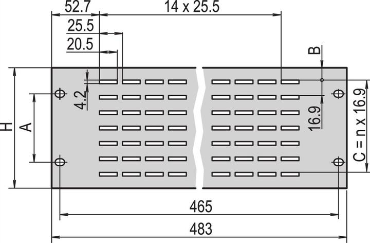 Image du produit Schroff Accessoires 19" mécaniques