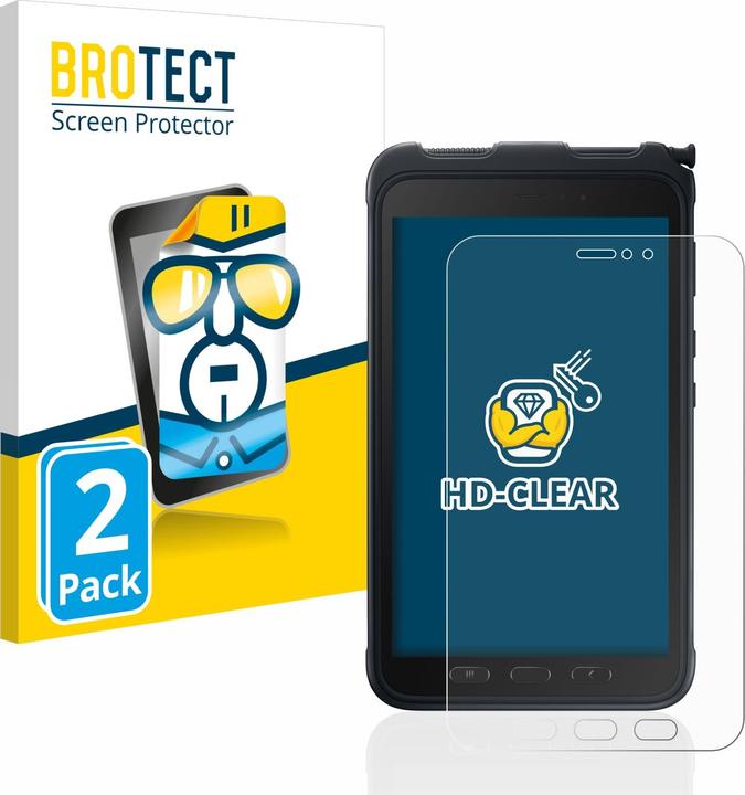 Actual product image BROTECT Screen Protector Clear (2 Piece, Galaxy Tab Active 3)