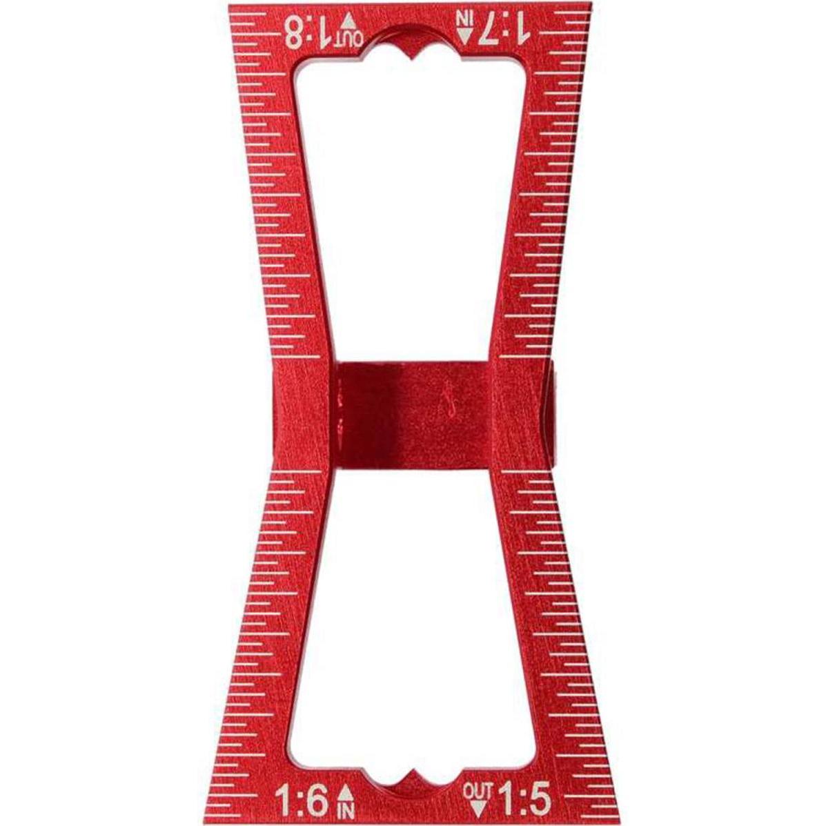 Yato, Winkelmesser, Profi Schablone für Schwalbenschwanzverbindungen Markierhilfe 64 x 23 x 18 mm YT-44080