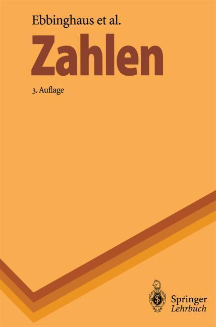 Produktbild Zahlen (Deutsch, Ebbinghaus, Friedrichua, Hans/ Hirzebruch, Heinz-Dieter/ Hermes, 1992)
