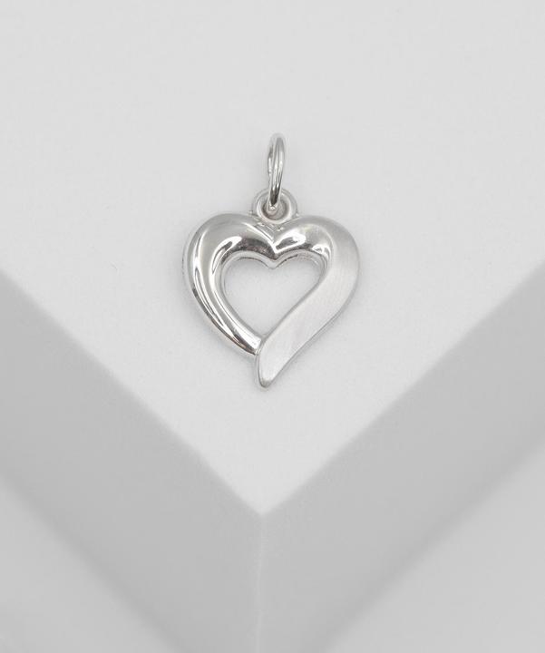 Image du produit Muau Pendant heart yellow gold 750, 16x11mm (Or jaune 750/18K)