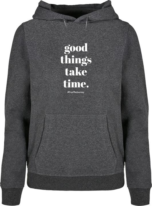 Produktbild Merchcode Ladies Good Things Take Time Basic Hoody - 117475 (S)