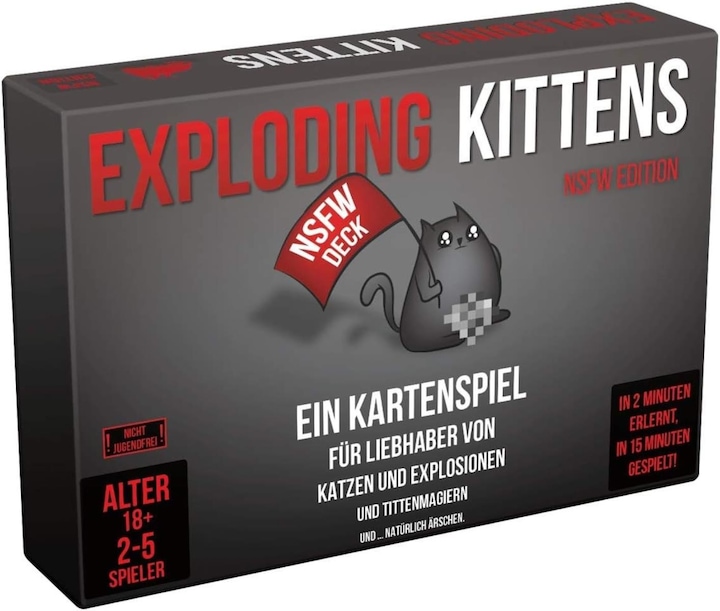 Image du produit Asmodée Exploding Kittens NSFW Edition (Allemand)