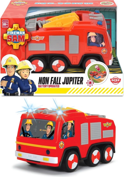 Produktbild Dickie Feuerwehrmann Sam Non Fall Jupiter Feuerwehrauto