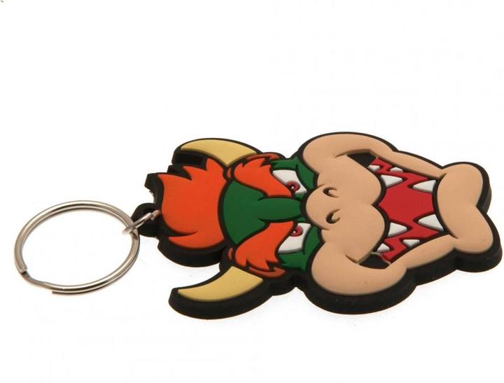Actual product image Super Bowser keyring
