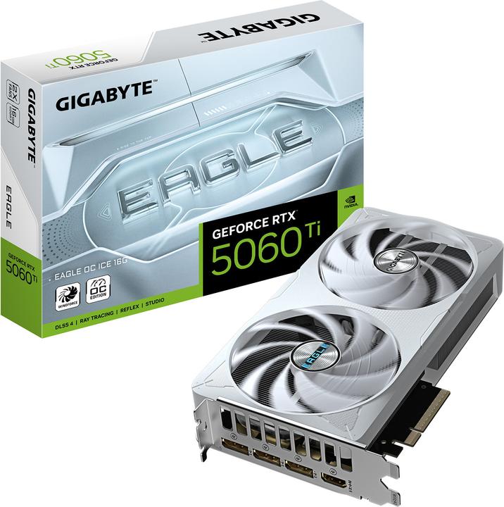 Immagine prodotto Gigabyte GeForce RTX 5060 Ti Eagle OC ICE (16 GB)