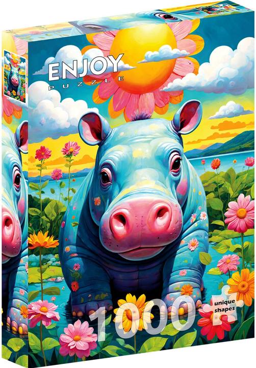 Produktbild Enjoy Puzzle Puzzle 1000 Teile - Sunny Hippo (1000 Teile)