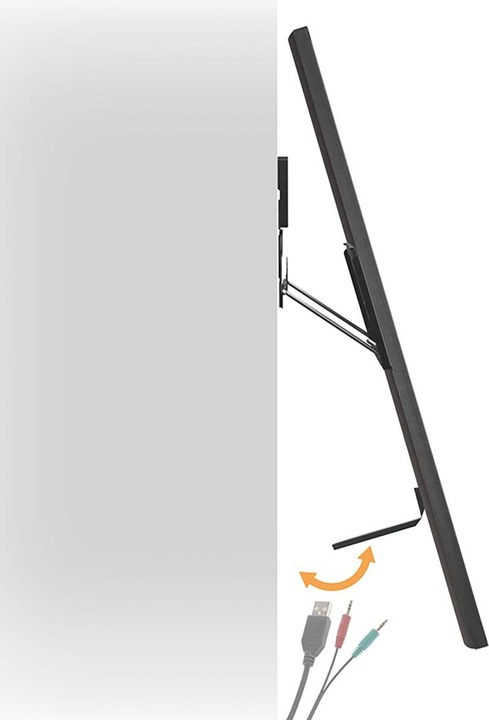 Produktbild Nedis Feste TV-Wandhalterung | 43 - 85 " | maximal unterstützes Bildschirmgewicht: 60 kg | Minimaler (Wand, 85", 60 kg)