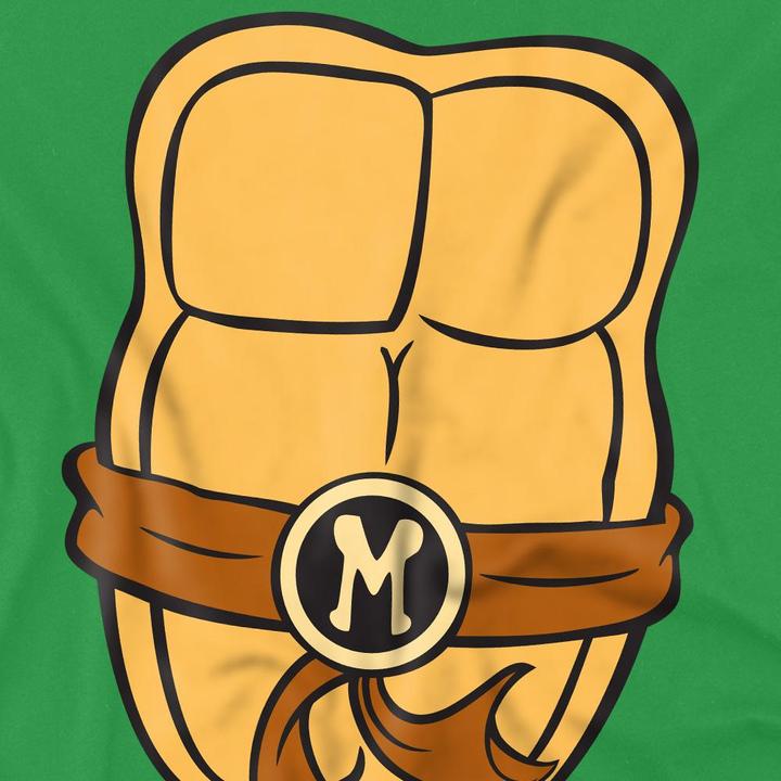 Actual product image Teenage Mutant NT Mens Michelangelo Chest T-Shirt (XXL)