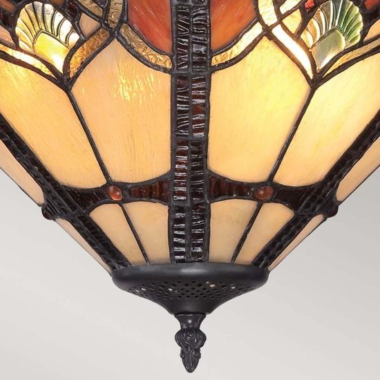 Produktbild Elstead Lighting Cambridge Deckenleuchte E27 2-fach Vintage-Bronze (E27)