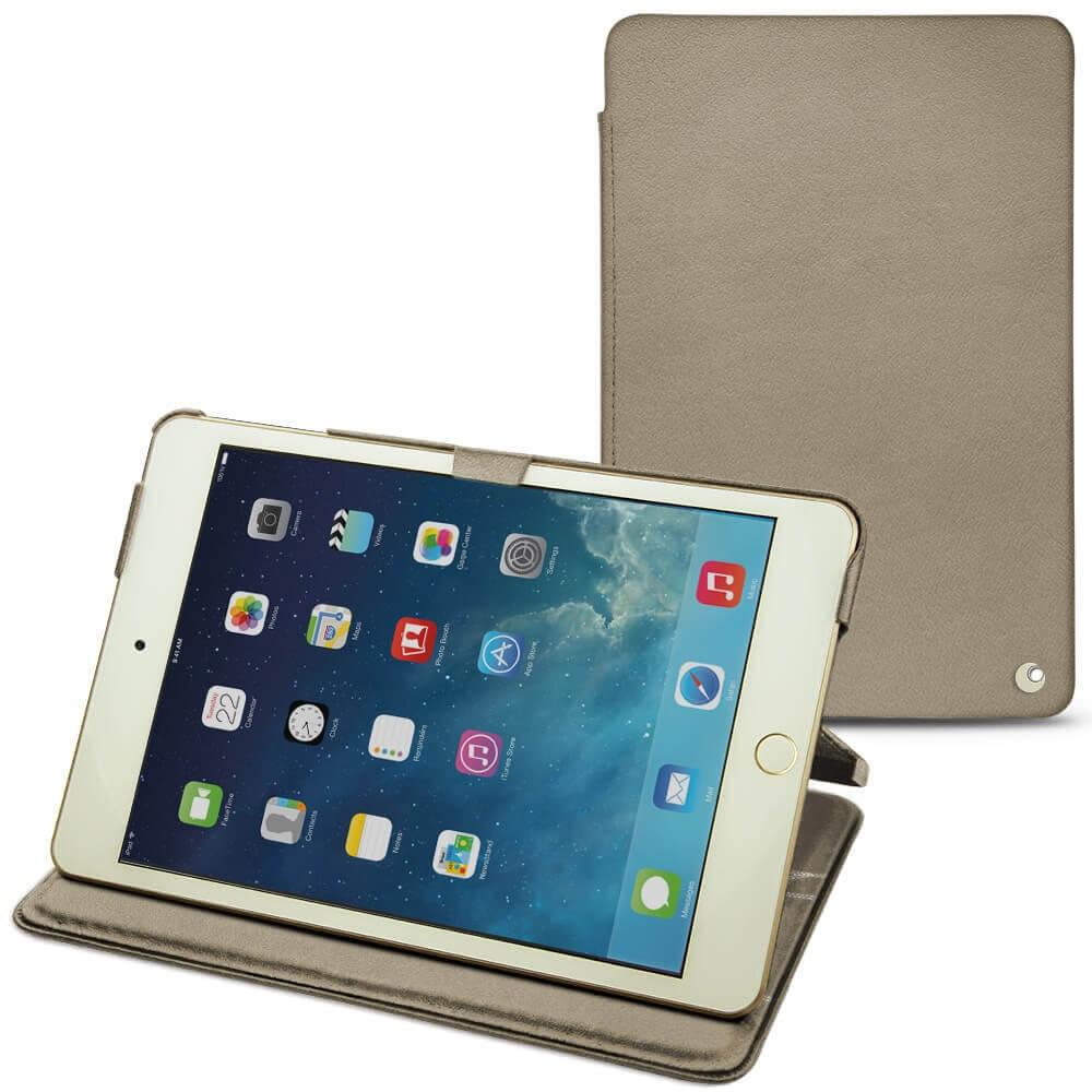 Noreve Lederschutzhülle horizontal (iPad Mini 5), Tablet Hülle, Beige
