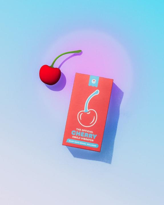 Actual product image Emojibator Vibrator Chilli Cherry