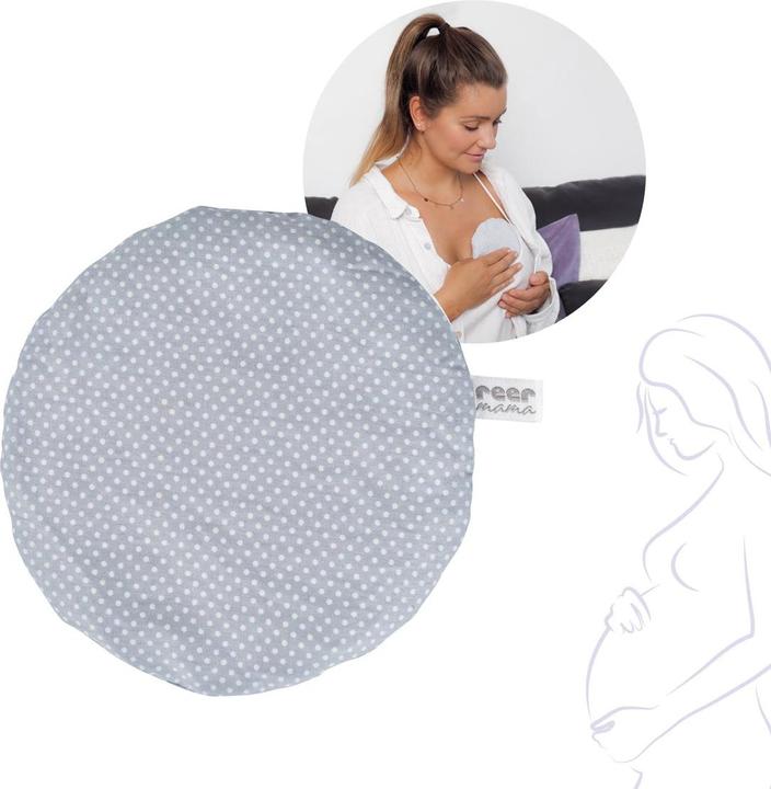 Immagine prodotto Reer Cuscino 2in1 per l'allattamento ai semi d'uva (15 x 15 cm)