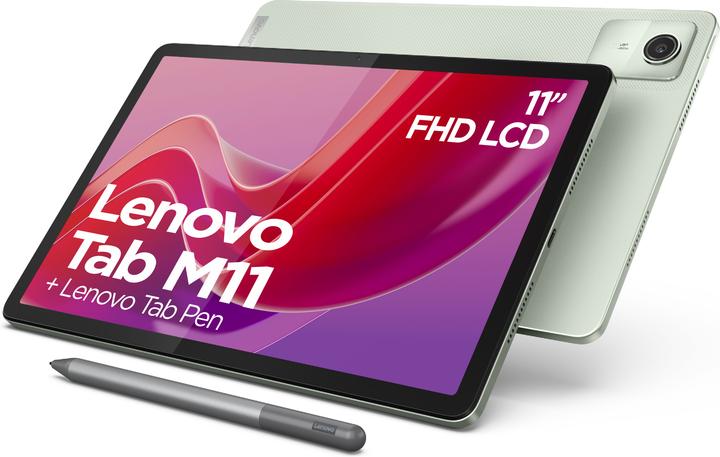 Actual product image Lenovo Tab M11 + Pen (WLAN only, 11", 128 GB, Seafoam Green)