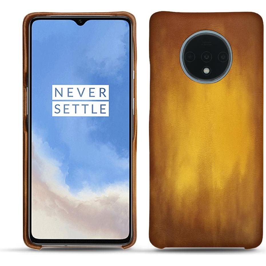Thumbnail - Noreve Lederschutzhülle (OnePlus 7T), Smartphone Hülle, Gold