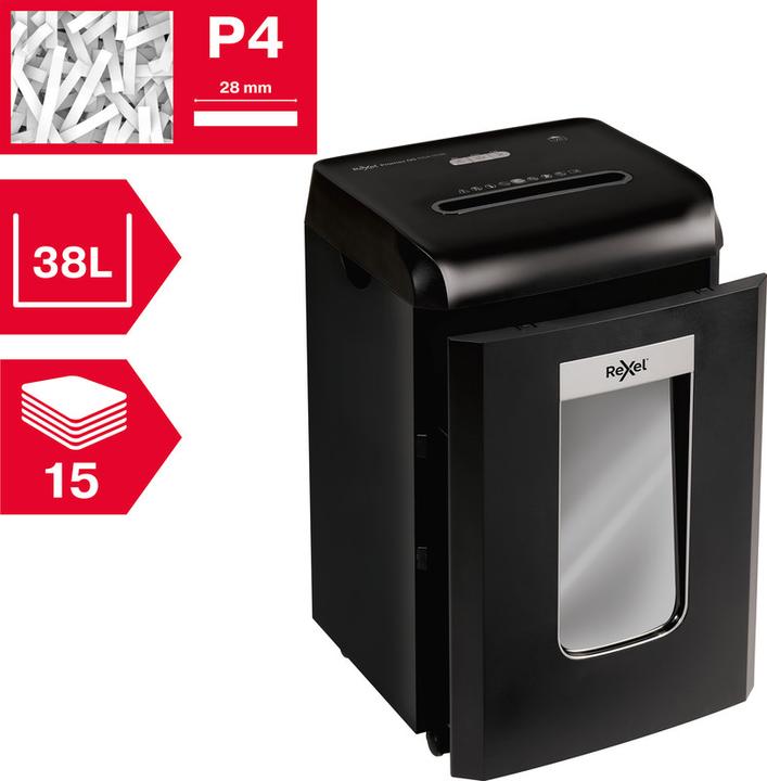 Actual product image Rexel Shredder Promax QS RSX1538 P-4, 15 pages (Particle cut)